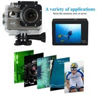 F68 4K 12MegaPixel WIFI HDMI 170 degree Waterproof Sport Action Camera (Grey) N9