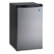 Avanti RM4436SS 20" Freestanding Compact Refrigerator with 4.4 cu. ft. Capacity, in Black with Stainless Steel...