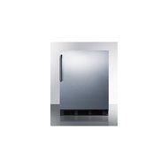 SUMMIT Freestanding Residential Use Refrigerator-Freezer - Stainless S