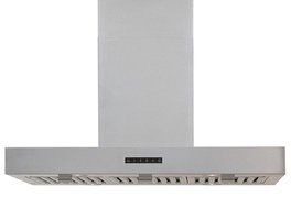 Windster Hood WS-63TB42SS Residential Stainless Steel Island Range Hood Set, 42-Inch