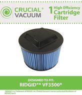 Ridgid VF3500 Replacement Wet/Dry Vac Filter Fits Ridgid WD4050 Vacuums, Designed and Engineered in the United...