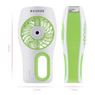 D-FantiX Handheld Fan Battery Operated Portable Water Misting Fans Water Spray Fan with Cooling Mist Humidifier... N19