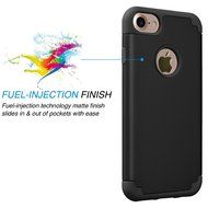 iPhone 7 Case, [4.7 Inch] HLCT Slim Fit Thin, Soft Interior Silicone Bumper &amp; Hard PC Back, Shock-Absorption Hybrid... N11