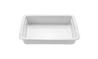 Gn 2/3 Dishes Induction Cm. 6,5 Col. Black Serie Gastro. Porcelain