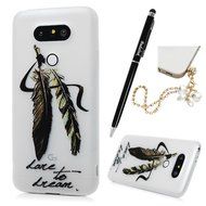 LG G5 Case, LG H868 Case - Luminous Shockproof Colorful Print Soft TPU Rubber Skin Gel Bumper Slim Fit Protective... N9