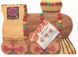 Wilton 1 2 3 Cake Pan: Fun Train (2105-9433, 1991)