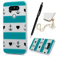 LG G5 Case, LG H868 Case - Luminous Shockproof Colorful Print Soft TPU Rubber Skin Gel Bumper Slim Fit Protective... N11