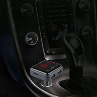 Car Bluetooth Charger, LESHP 4.0 Car Music FM Player Dual USB Charger Support APP Control N4