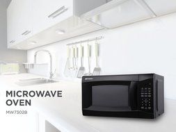 Emerson MW7302B, 0.7 CU. FT. 700 Watt, Touch Control, Black Microwave Oven N4