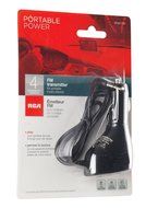 RCA RFMT10F 3.5mm Input FM Transmitter Cigarette Lighter Adapter for Portable Music Players