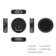 Excelvan BT15 Wireless Bluetooth 4.1 Multipoint Connection Audio Music Receiver with 3.5mm AUX Port and Hands... N3
