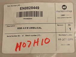 Markem-Imaj EN0828449 Umbilical Assembly 6096, 4.0m N5