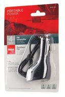 RCA RFMT10F 3.5mm Input FM Transmitter Cigarette Lighter Adapter for Portable Music Players N2