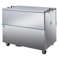 Beverage Air ST49N-S Dual Access Twelve Crate Capacity Milk Cooler in Stainless Steel