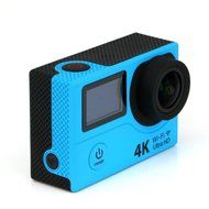 Womail WIFI Sports Camera Ultra HD 4K Dual Screen 2inch LCD Video With Remote Control Sky Blue N4