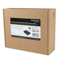 StarTech.com 1000 Mbps Gigabit Ethernet Multi Mode Fiber Media Converter with SC 550m (ET91000SC2) N3