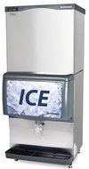 Scotsman C0830SA-3A_ID250B_KBT44 905 Lb Air-Cooled Small Cube Ice Machine w/ Ice Dispenser
