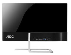 AOC i2777fq 27-Inch Class IPS LED Monitor, Bezel-less, Full HD, 5ms, 50M:1 DCR,VGA/(2)HDMI... N8