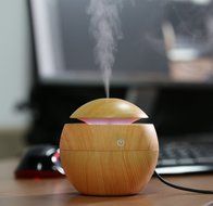 IREALIST Floureon Essential Oil Aroma Diffuser Ultrasonic Humidifier Air Mist Aromatherapy Purifier Wood grain... N5
