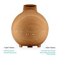 IREALIST Floureon Essential Oil Aroma Diffuser Ultrasonic Humidifier Air Mist Aromatherapy Purifier Wood grain... N6