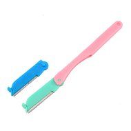 Oligex(TM) New Arrival Useful 1 Set Eyebrow Shaper Razor Blades Facial Hair Remover Shaver Trimmer