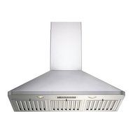 KOBE Range Hoods RA9436SQB-1 Wall Mount 750 CFM Stainless Steel with LED Lights, 36-Inch N9