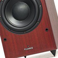 Fluance DB-150 10 Inch 150 Watt Low Frequency Powered Subwoofer-Dark Walnut N15