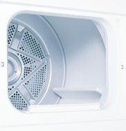 HOTPOINT WASHERS &amp; DRYERS 294169 6 Cu.ft. Gas Dryer, White, 4 Cycles, Reversible Door