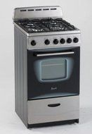 Avanti GR2013CSS Gas Range, 20", Black