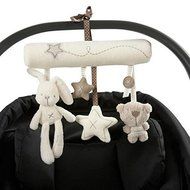 SymWell(TM) Rattle Toys hanging toy baby Stroller Rabbit Hanging rattle Bunny Plush hanging bed plush rabbit hang...