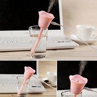 Your supermart Mini USB Tulip Flower Humidifier Floats On The Water For Home Pink N2