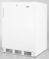 Summit AL750LBI 24&quot; All-Refrigerator with 5.5 Cu. Ft. Capacity Lock Automatic Defrost Adjustable Shelves Adjustable...