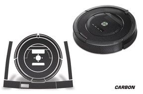 Skin Decal Wrap For iRobot Roomba 860/870/88​0 Vacuum Sticker Accessorie​s CARBON