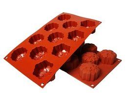 NY Cake Silicone Baking Mold-Snowflake 11 Cavities.