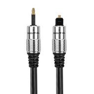 TNP Premium Mini Toslink to Toslink Digital Optical Audio Cable (10 Feet) - Standard Toslink to Mini Toslink Male...