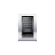 Summit SWC525L7SH: Commercially listed 20" wide freestanding wine cellar with lock, digital thermostat and full-length...