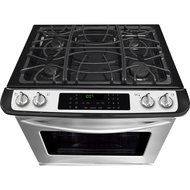Frigidaire Gallery Series FGGS3065PF 30" Slide-In Gas Range in Smudge-Proof Stainless Steel