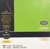 Green Mountain Columbian Fair Trade Select Medium Roast Decaf Coffee Keurig K-Cup, 36 Count N2