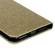 Badalink iPhone 7 Plus Wallet Case (5.5") Stand Flip Case Shiny Glitter PU Leather Case Shockproof Soft TPU Inner... N2