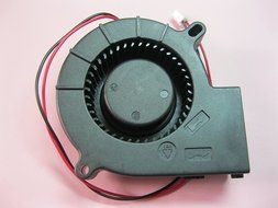 2 pcs Brushless DC Blower Fan 7525S 24V 2 Wires 75x75x25mm Sleeve-bearing Skywalking