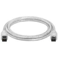 Cmple - 9 PIN/ 9PIN BETA FireWire 800 - FireWire 800 Cable - 6FT, CLEAR N2