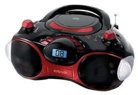 Craig Electronics CD Boombox with AM/FM Stereo Radio
