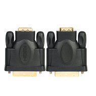 Benfei DVI-D DVI to HDMI Adapter, DVI to HDMI Bidirectional Male to Female Converter with Gold-Plated Cord 2 Pack N2