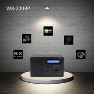 Ocean Digital Internet Radio WR220BP Portable Wireless WiFi WLAN Receiver Tuner Connection Built-in Battery Music... N5