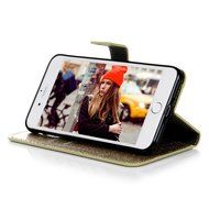 Badalink iPhone 7 Plus Wallet Case (5.5") Stand Flip Case Shiny Glitter PU Leather Case Shockproof Soft TPU Inner... N4