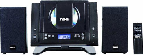 NAXA Electronics NSM-437 Digital MP3/CD Micro System with PLL Digital AM/FM Stereo Radio