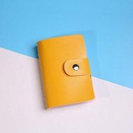 AutumnFall Fashion Leather Credit Card Holder Case Card Holder Wallet Business Card (Hot Pink) N4