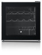 Midea WHS-144W1 35-Bottle Free Standing Wine Cooler Refrigerator, Black N4