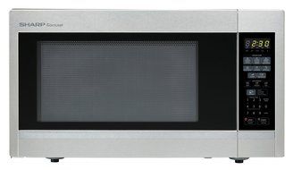 Sharp Countertop Microwave Oven ZR551ZS 1.8 cu. ft. 1100W Stainless Steel with Sensor Cooking N5