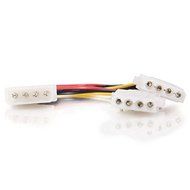 C2G / Cables To Go 03166 One 5.25 Inch to Two 5.25 Inch Internal Power Y-Cable, Multi-Color (6 Inch) N2